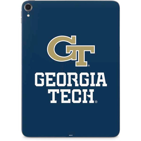 Georgia Institute of Technology GT Blue Apple iPad Pro Skin