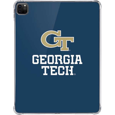 Georgia Institute of Technology GT Blue iPad Pro 11in (2024) Clear Case