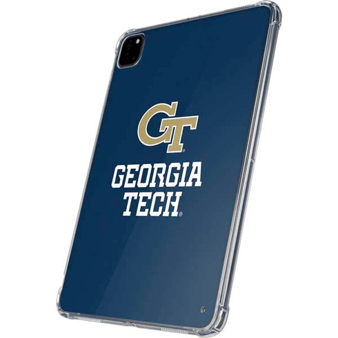 Georgia Institute of Technology GT Blue iPad Pro 11in (2024) Clear Case