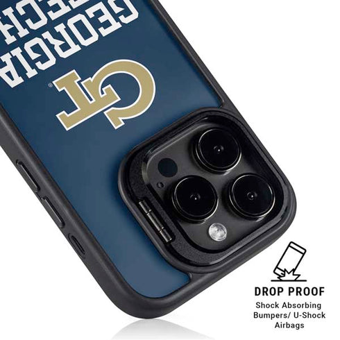 Georgia Institute of Technology GT Blue iPhone 14 Pro Kickstand Case