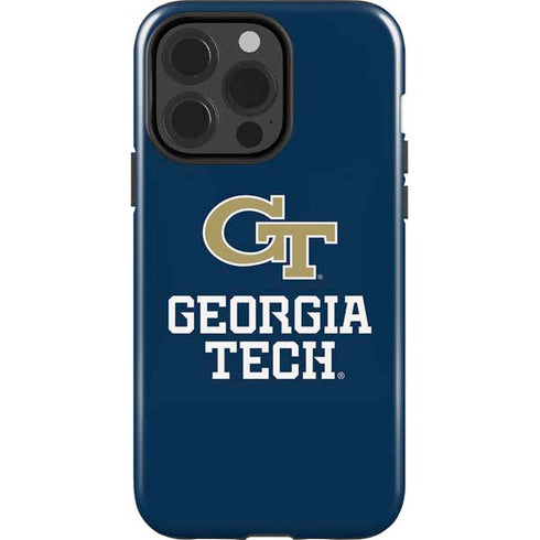 Georgia Institute of Technology GT Blue iPhone 15 Pro Impact Case