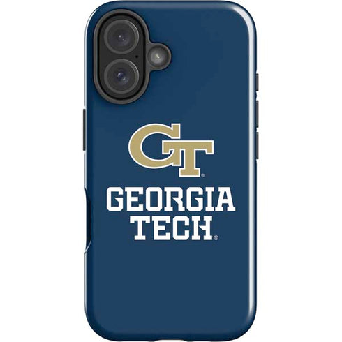 Georgia Institute of Technology GT Blue iPhone 16 Impact Case