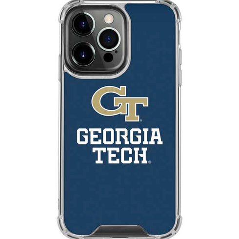 Georgia Institute of Technology GT Blue iPhone 16 Pro Max Clear Case