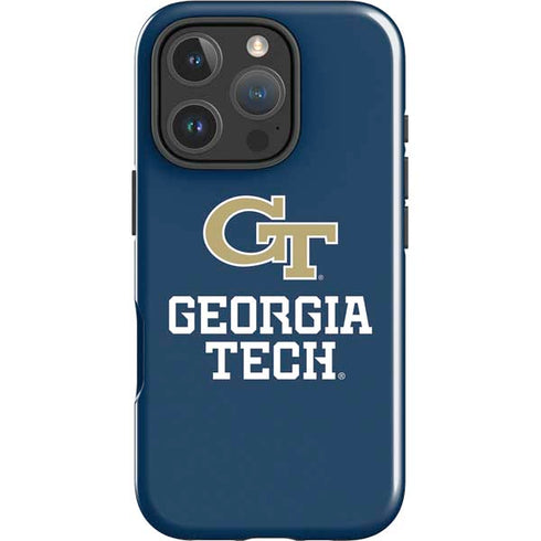 Georgia Institute of Technology GT Blue iPhone 16 Pro Max Impact Case