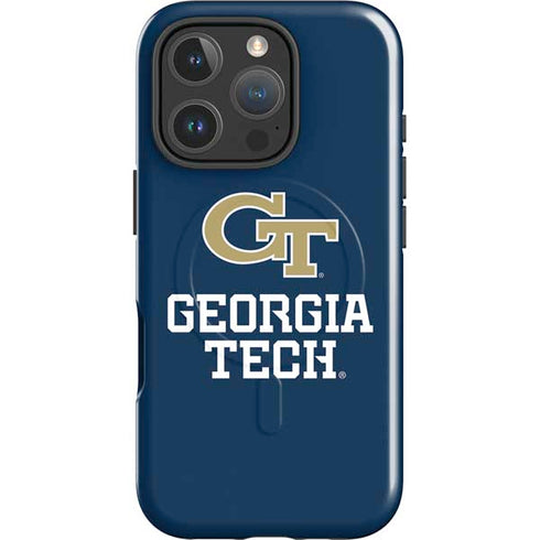Georgia Institute of Technology GT Blue iPhone 16 Pro Max Magsafe Impact Case