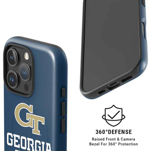 Georgia Institute of Technology GT Blue iPhone 16 Pro Max Magsafe Impact Case