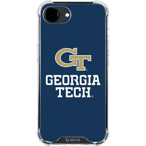 Georgia Institute of Technology GT Blue iPhone 16e Clear Case