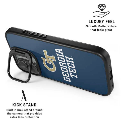 Georgia Institute of Technology GT Blue iPhone 17 Kickstand Case