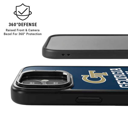 Georgia Institute of Technology GT Blue iPhone 17 Kickstand Case