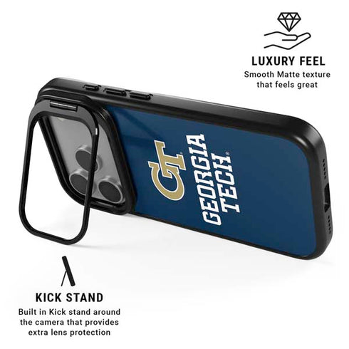 Georgia Institute of Technology GT Blue iPhone 17 Pro Max Kickstand Case
