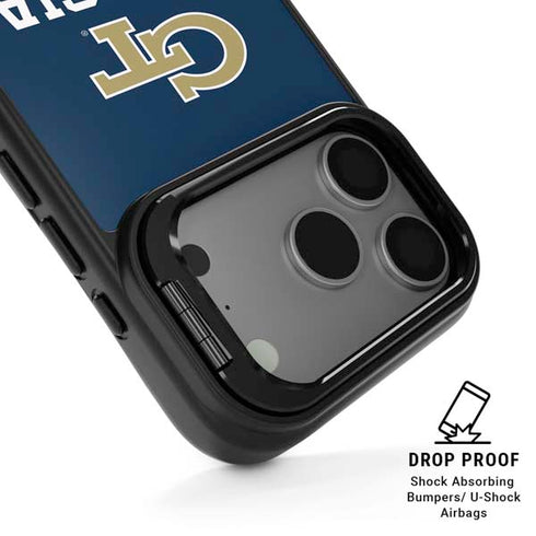 Georgia Institute of Technology GT Blue iPhone 17 Pro Max Kickstand Case
