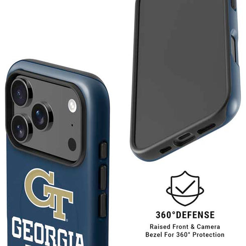 Georgia Institute of Technology GT Blue iPhone 17 Pro Max Magsafe Impact Case