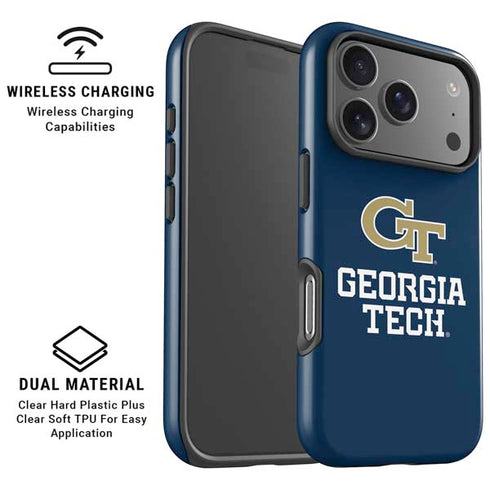 Georgia Institute of Technology GT Blue iPhone 17 Pro Max Magsafe Impact Case