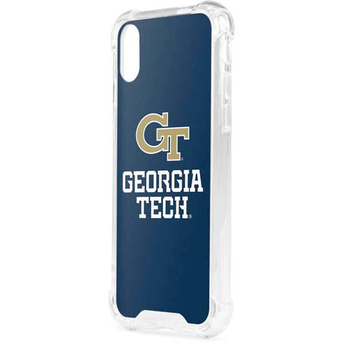 Georgia Institute of Technology GT Blue iPhone XS Clear Case