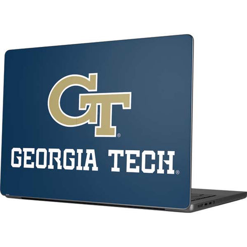 Georgia Institute of Technology GT Blue Apple MacBook Pro 14-inch Skin