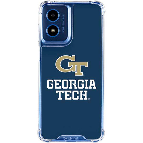 Georgia Institute of Technology GT Blue Moto G Play 4G (2024) Clear Case