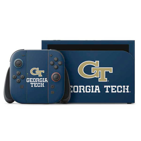 Georgia Institute of Technology GT Blue Nintendo Switch 2 (2025) with Joy-Con Skin