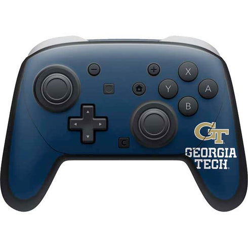 Georgia Institute of Technology GT Blue Nintendo Switch 2 (2025) Pro Controller Skin