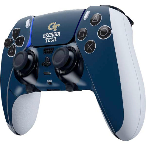 Georgia Institute of Technology GT Blue PS5 DualSense Edge Pro Controller Skin