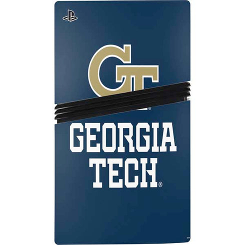 Georgia Institute of Technology GT Blue PS5 Pro Console Skin