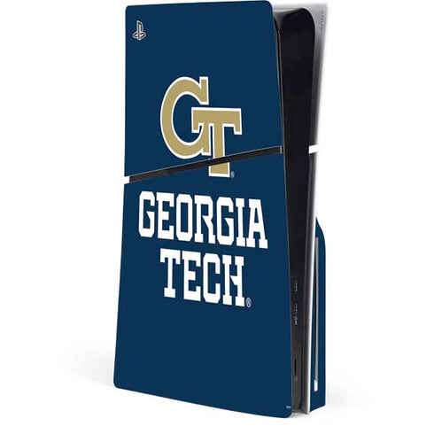 Georgia Institute of Technology GT Blue PlayStation PS5 Skins