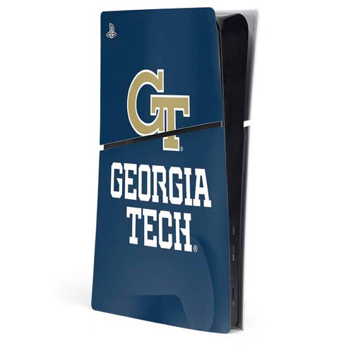 Georgia Institute of Technology GT Blue PS5 Slim Digital Edition Console Skin