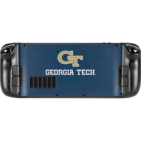 Georgia Institute of Technology GT Blue Steam Deck Handheld Gaming Computer OLED Skin