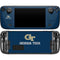 Georgia Institute of Technology GT Blue Steam Deck Handheld Gaming Computer Skin