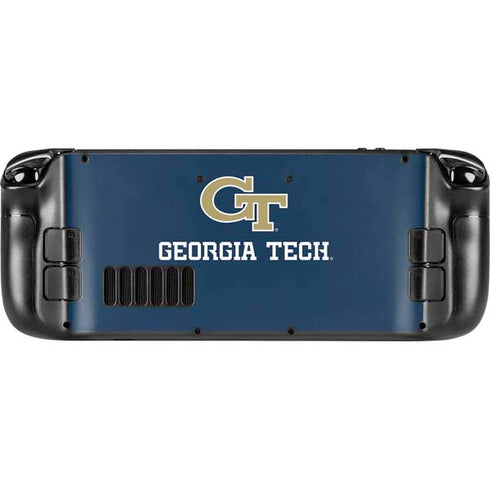 Georgia Institute of Technology GT Blue Steam Deck Handheld Gaming Computer Skin