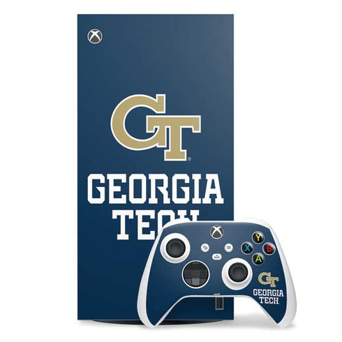 Georgia Institute of Technology GT Blue Xbox Series X Skins