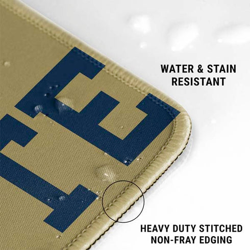 Georgia Institute of Technology Gold LogoType GT Gaming Mouse Pad