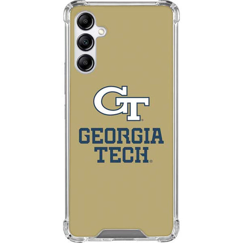 Georgia Institute of Technology Gold LogoType GT Gabb Phone 4 Clear Case