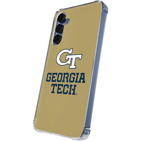 Georgia Institute of Technology Gold LogoType GT Galaxy A35 5G Clear Case