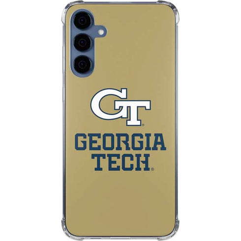 Georgia Institute of Technology Gold LogoType GT Galaxy A55 5G Clear Case