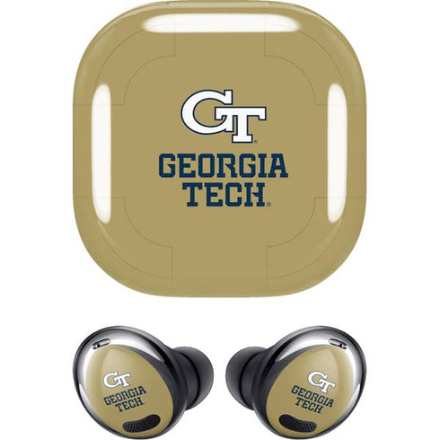 Georgia Institute of Technology Gold LogoType GT Galaxy Buds Pro Skin