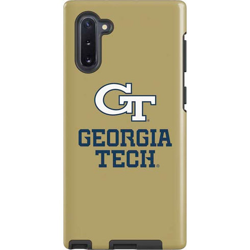 Georgia Institute of Technology Gold LogoType GT Galaxy Cases