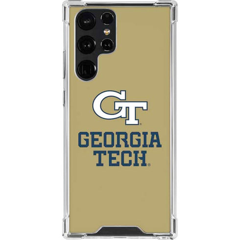 Georgia Institute of Technology Gold LogoType GT Galaxy S23 Ultra Clear Case