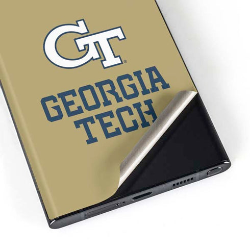 Georgia Institute of Technology Gold LogoType GT Galaxy Skins