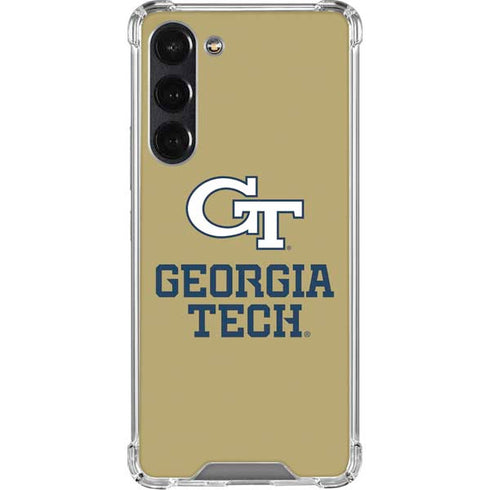 Georgia Institute of Technology Gold LogoType GT Galaxy S24 FE Clear Case