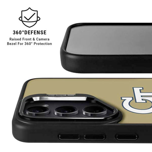 Georgia Institute of Technology Gold LogoType GT Galaxy S24 FE Kickstand Case