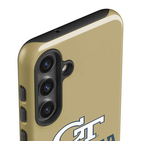 Georgia Institute of Technology Gold LogoType GT Galaxy S25 Impact Case