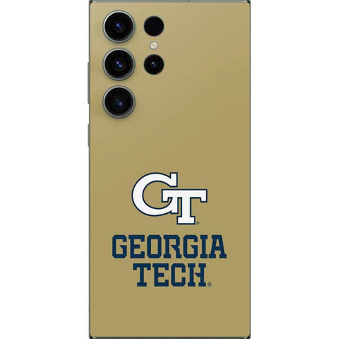 Georgia Institute of Technology Gold LogoType GT Galaxy S25 Ultra Skin