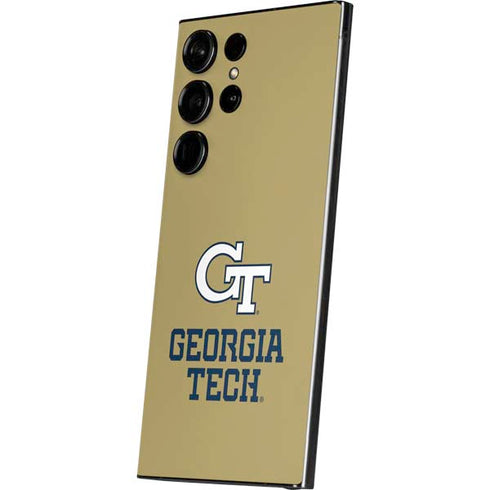 Georgia Institute of Technology Gold LogoType GT Galaxy S25 Ultra Skin