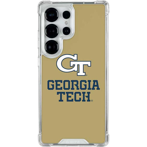 Georgia Institute of Technology Gold LogoType GT Galaxy S26 Ultra Clear Case