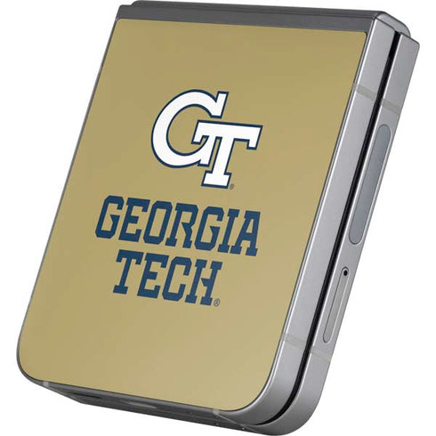 Georgia Institute of Technology Gold LogoType GT Galaxy Z Flip6 Skin
