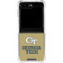 Georgia Institute of Technology Gold LogoType GT Galaxy Z Flip6 Clear Case
