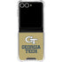 Georgia Institute of Technology Gold LogoType GT Galaxy Z Flip7 Clear Case