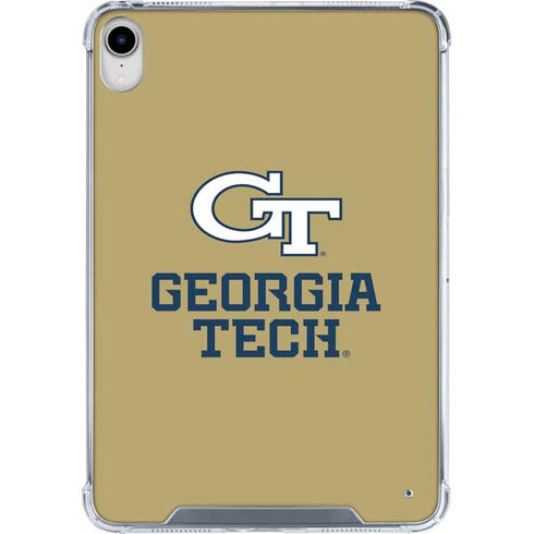 Georgia Institute of Technology Gold LogoType GT iPad 11th Gen (2025) Clear Case