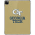 Georgia Institute of Technology Gold LogoType GT iPad Pro 11in (2024) Clear Case