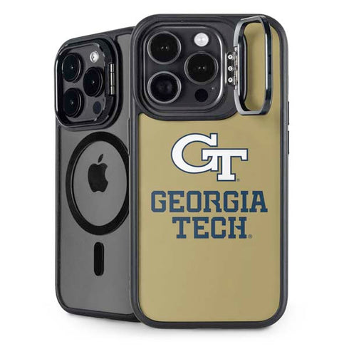 Georgia Institute of Technology Gold LogoType GT iPhone 13 Pro Max Kickstand Case